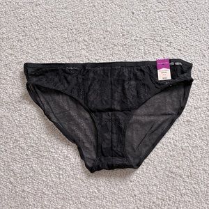 Ambrille jcpenny black lace mesh panty
